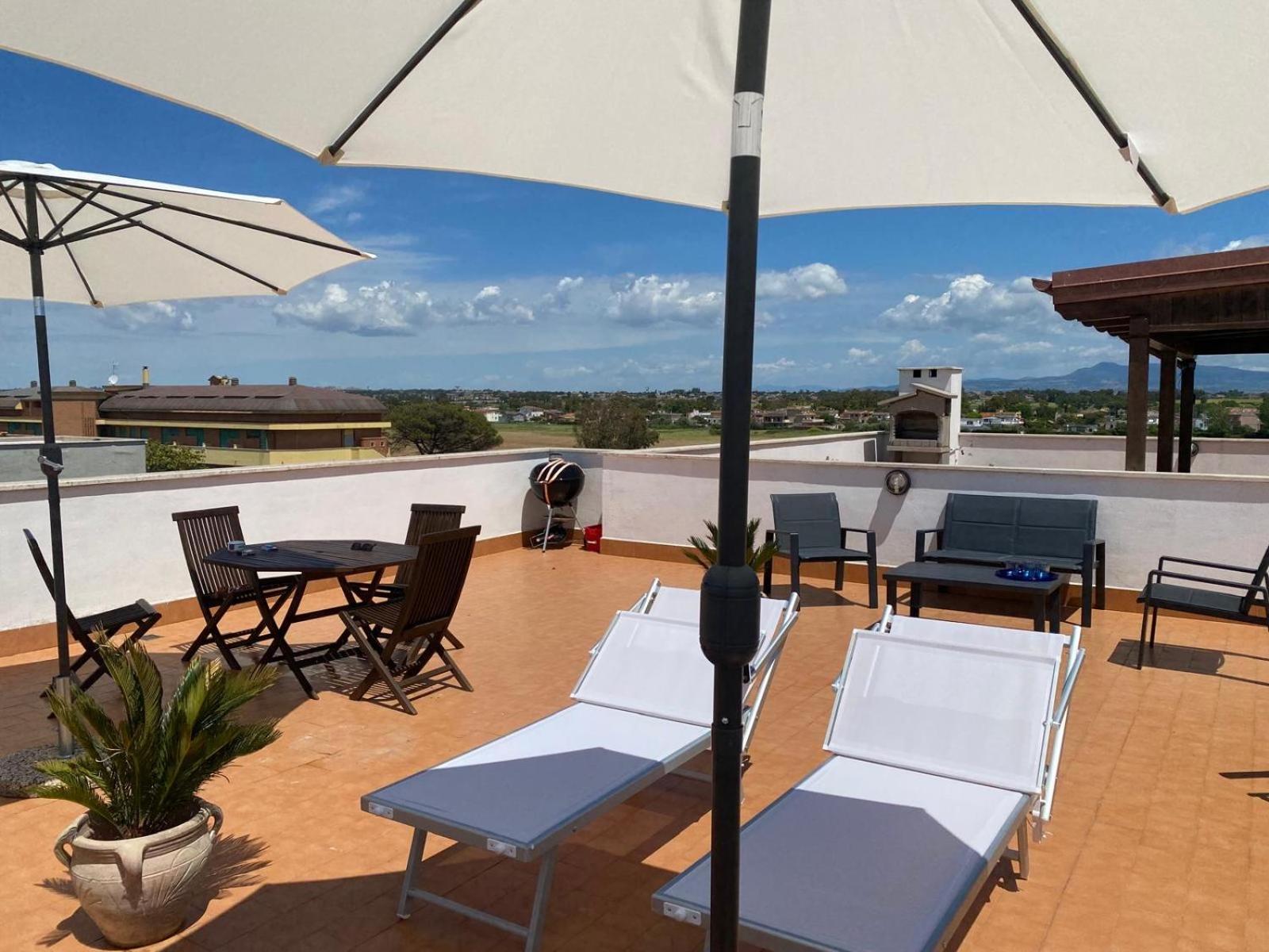 Appartamento Vista Mare A Marina Di Ardea L'Americano Esterno foto